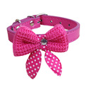 Small Dog Pet Bow Collar